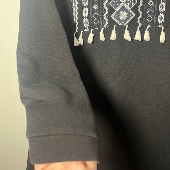 Andree by Unit Aztec Floral Embroidered Sweater Dress - Picture 2 of 6